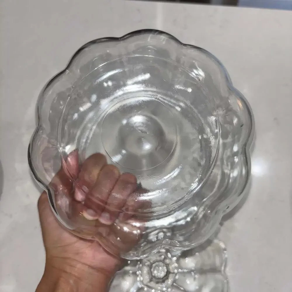 Anchor Hocking Glass Pumpkin Jar with Lid 7.5” Cookie Candy Canister